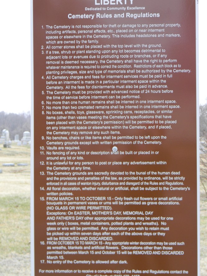 Fairview Cemetery, Liberty, Missouri