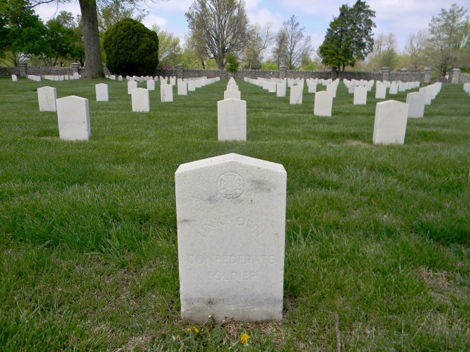 Unknown Soldier in the National Cemetery in Springfield, Missouri