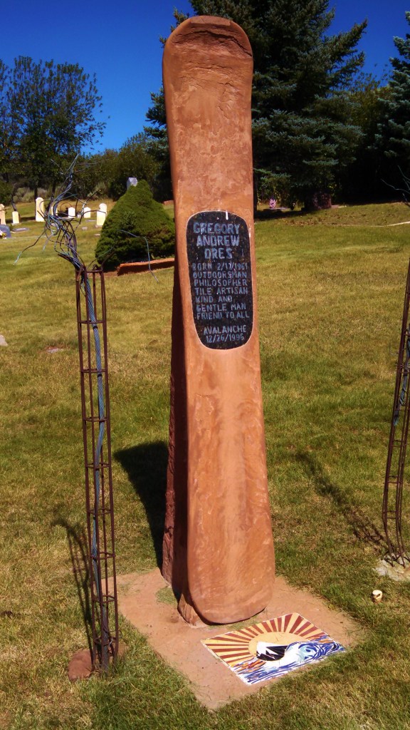 Snowboarder and tile artist